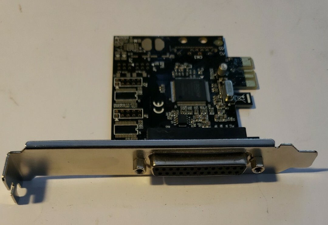 PCI-E SD-PEX10005 SYBA 1 PORT PARALLEL PRINTER PORT CONTROLLER CARD