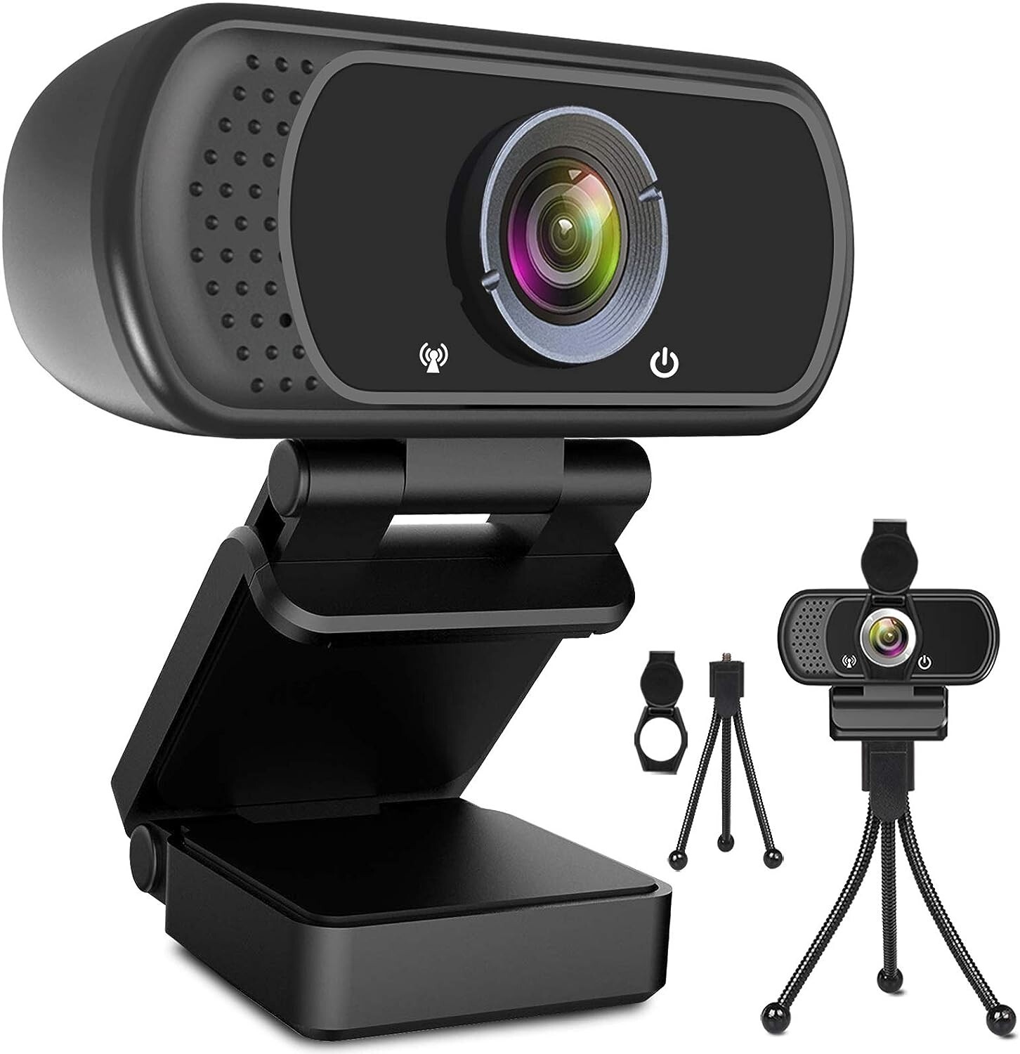 Camara Web Para PC Laptop Computadora 1080P Full HD USB Con Microfono Streaming