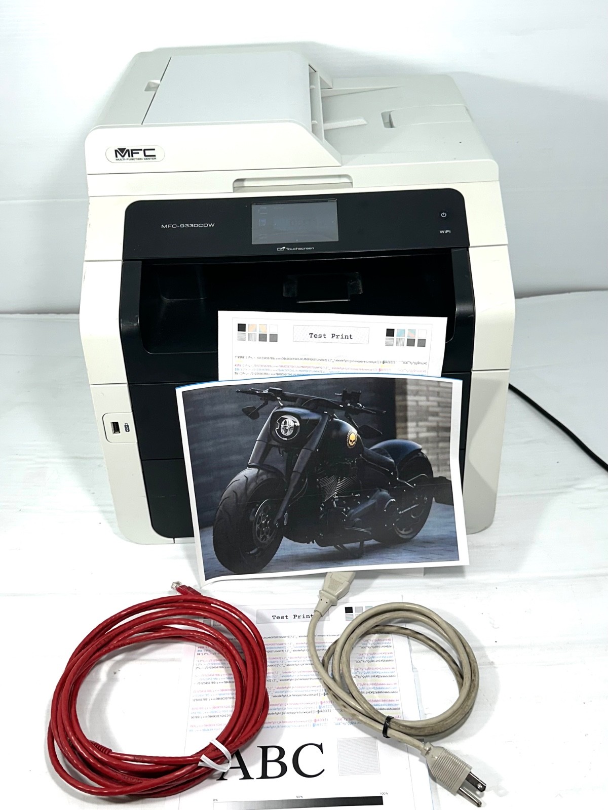 Brother MFC-9340CDW All-InOne Color Wireless Laser Printer,Pg:11.7k Tested Video