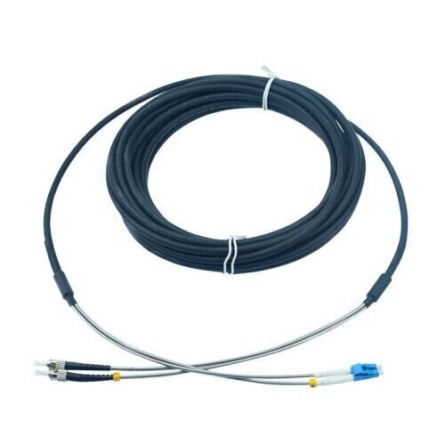 250M Outdoor Field Fiber Patch Cord LC to ST Single-Mode SM Duplex Fiber Cable