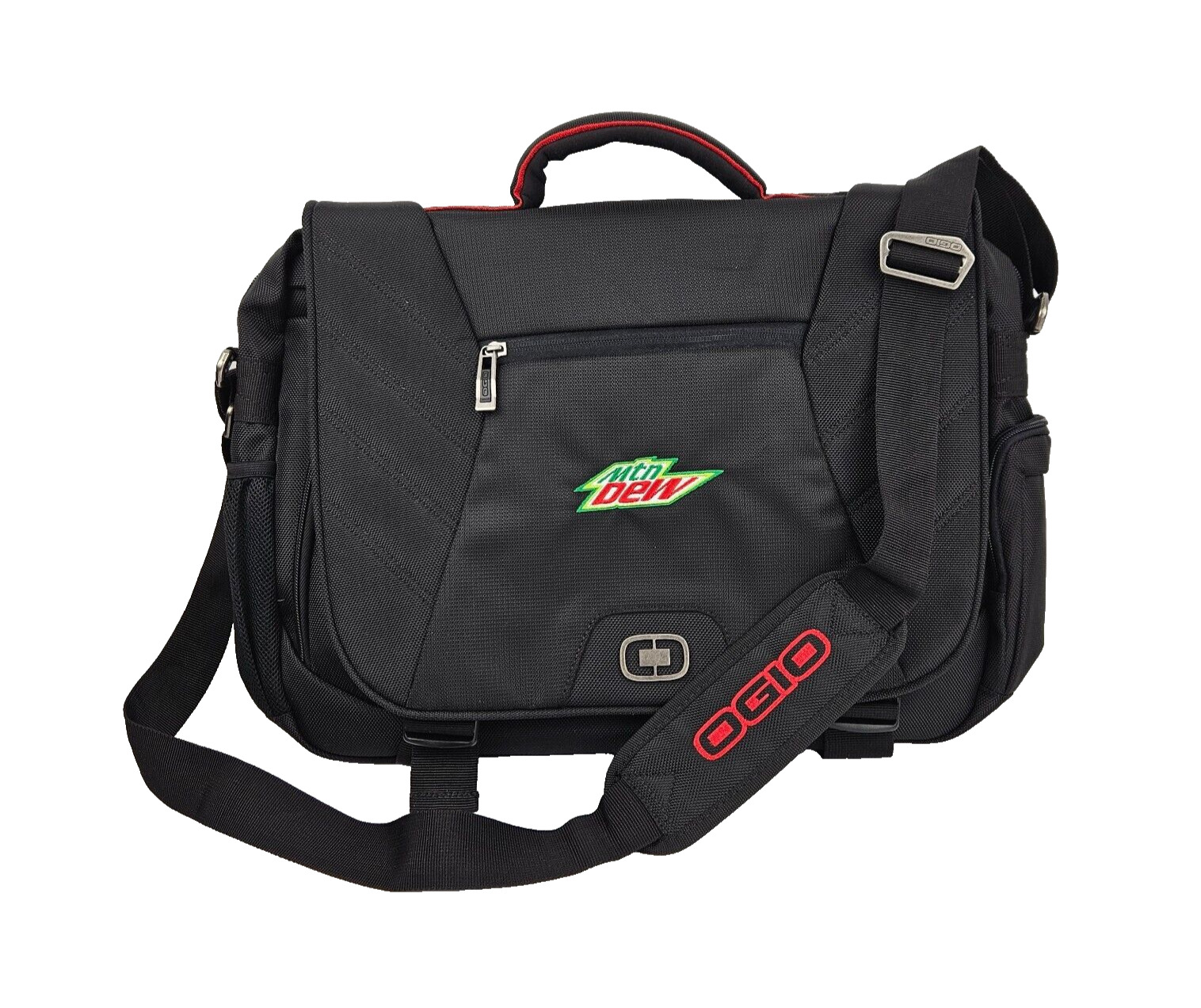 Ogio #417016  Mtn Dew Embroidered Laptop  Bag With Shoulder Strap Promo?