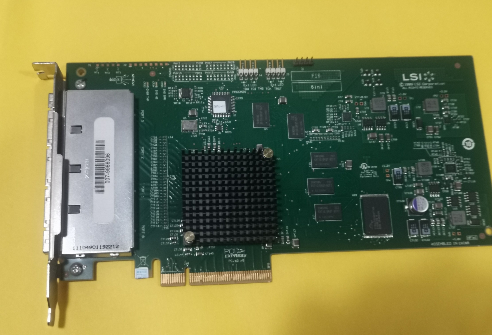 LSI SAS 9200-16e 16-Port External HBA Full-Height PCIe P20 IT Mode ZFS FreeNAS