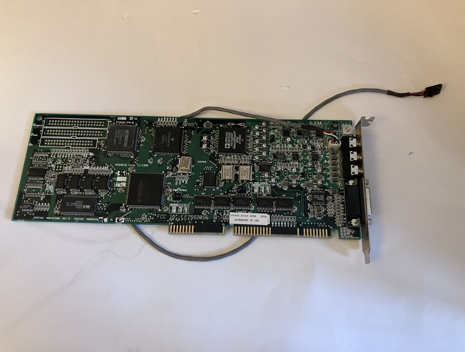 Vintage Ensoniq 4001025001 Soundscape S-2000 16-bit ISA Sound Card