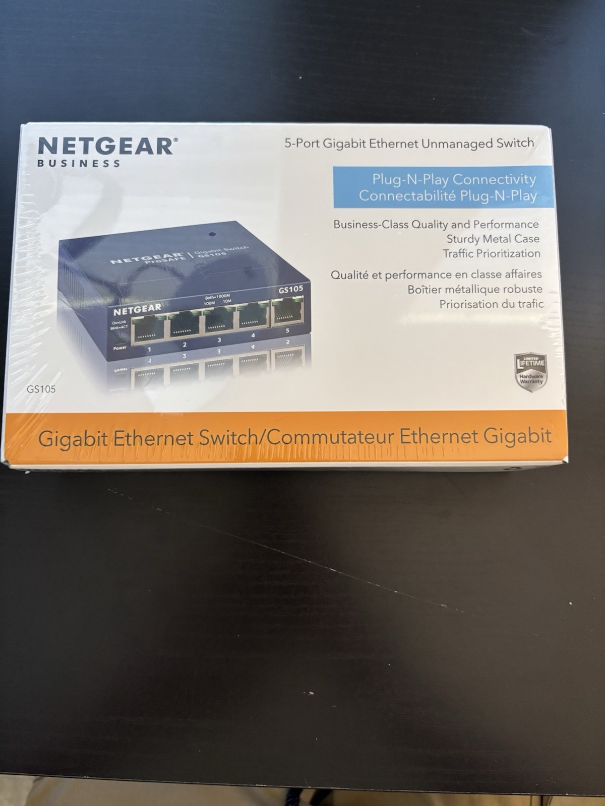 GIGABIT ETHERNET SWITCH 5 PORT PLUG N PLAY, NETGEAR BUSINESS