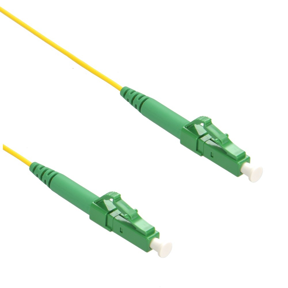 15 Pack of 5m LC/APC-LC/APC Singlemode Simplex Fiber Optic Patch Cable