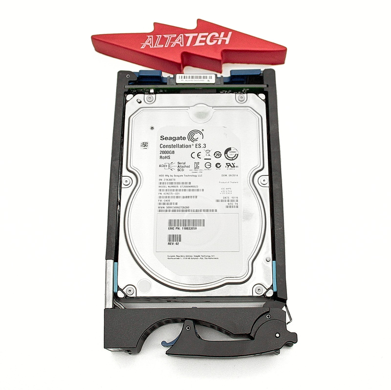 EMC 005050152 2TB 7.2K SATA 4G HDD
