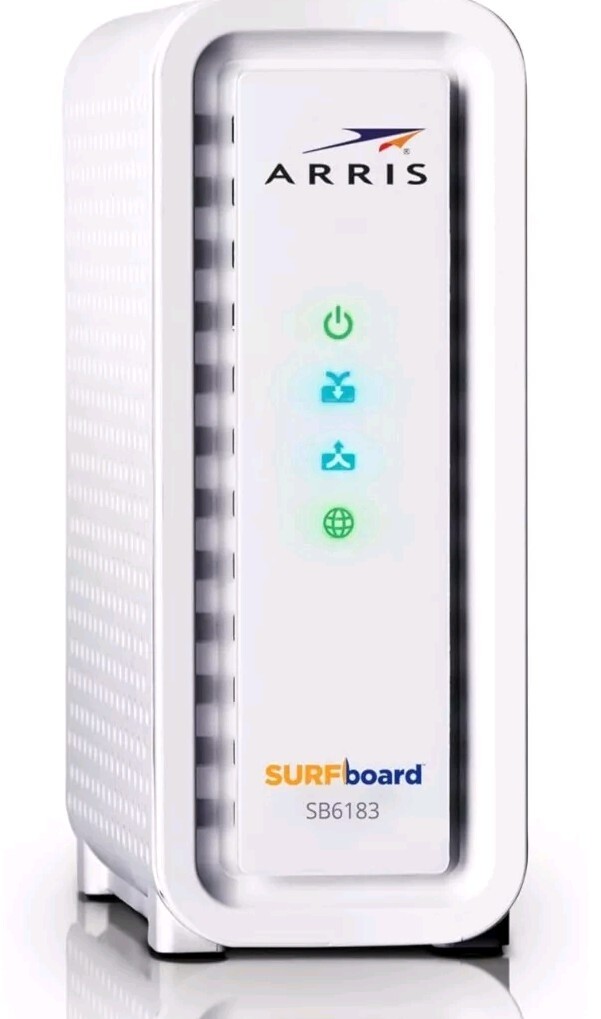 ARRIS Surfboard SB6183 DOCSIS 3.0 Cable Modem Compatible WIth Spectrum Xfinity