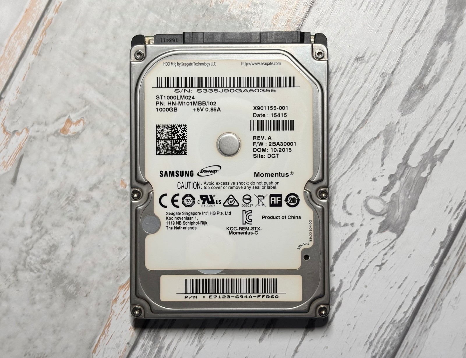 Samsung Spinpoint M8 1TB 2.5" SATA HDD 5400RPM HN-M101MBB Tested