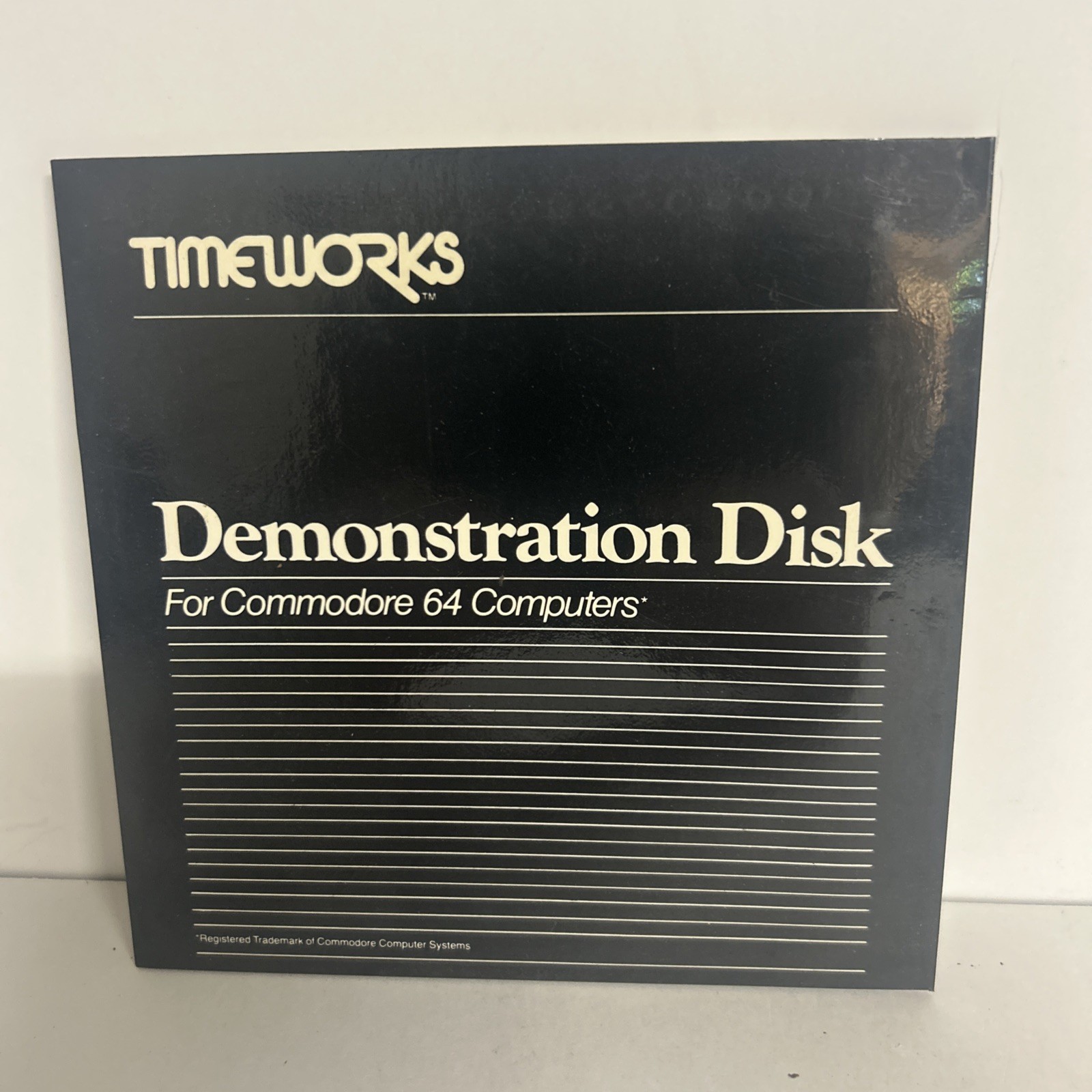 Commodore 64 Timeworks Demonstration Disk Inventory Management Sales