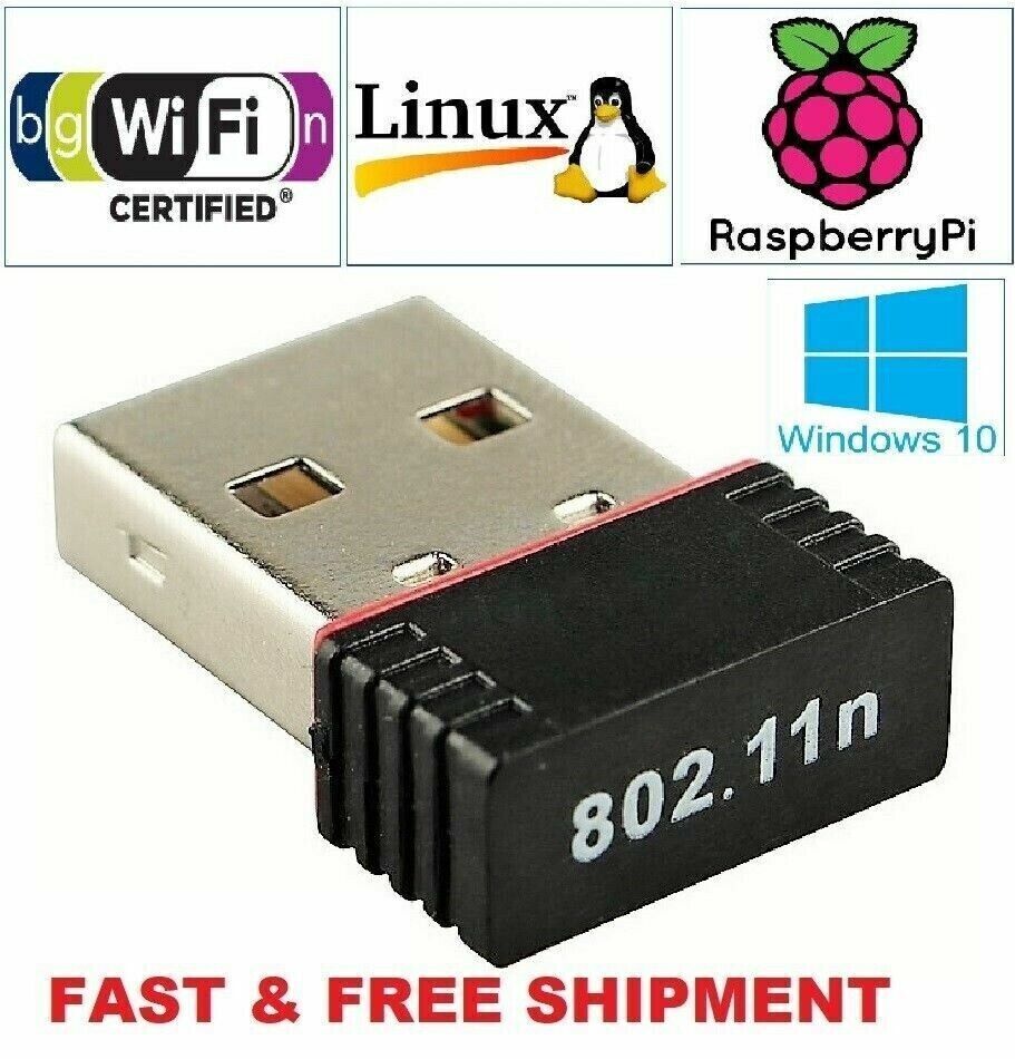 Lot of 200 Mini USB WiFi WLAN Wireless Network Adapter 802.11 Dongle RTL8188 WIN