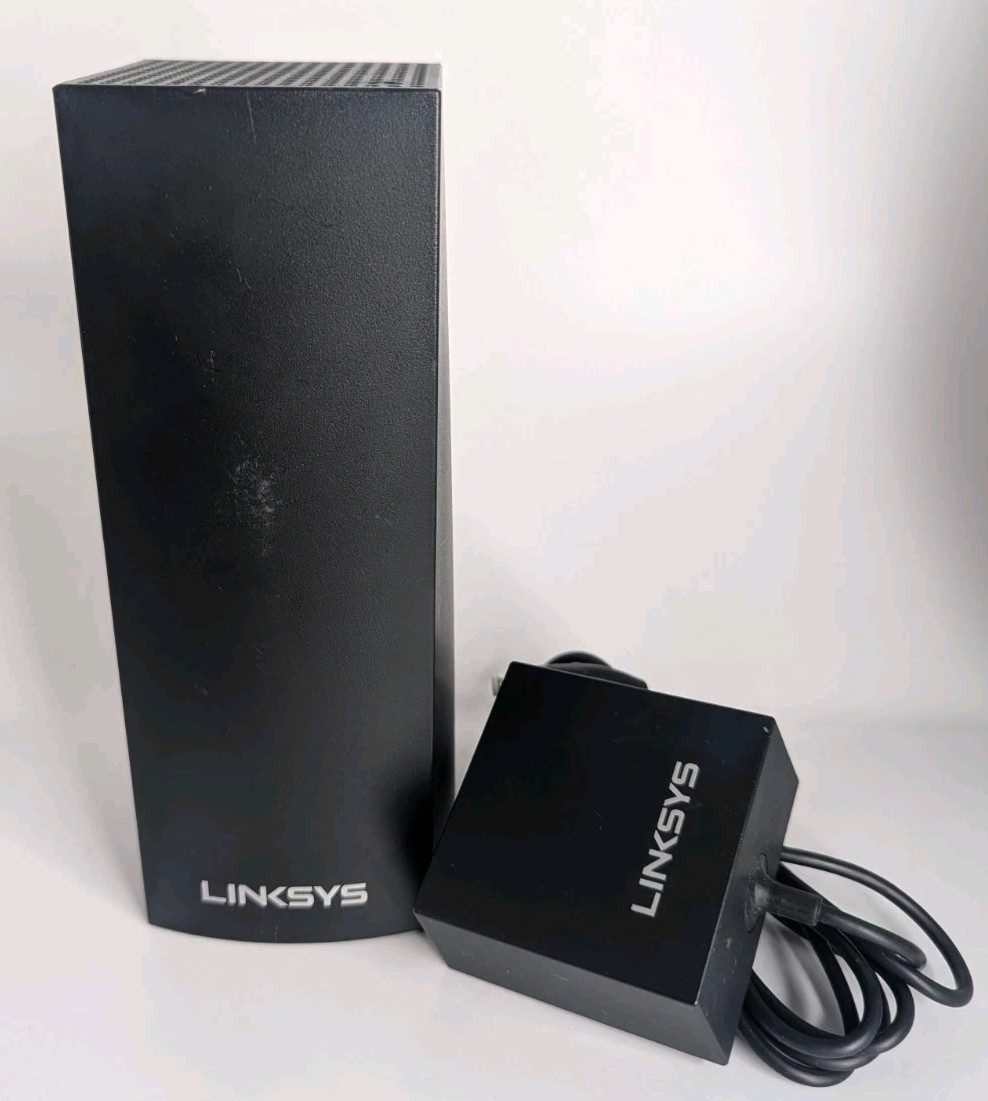 Linksys Velop AC2200 Tri-Band Mesh WiFi System Router Node WHW03 V2 Black