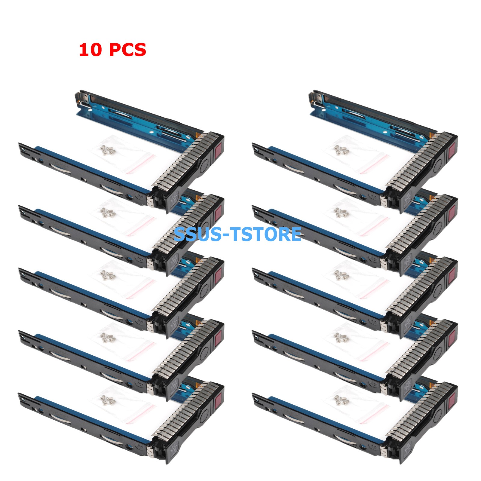 Lot 10 Genuine HP 3.5 HDD Tray Caddy DL380 DL360 G8/G9/G10 651314-001 651320-001