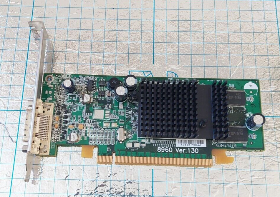 ATI Radeon X300 128MB DMS-59 PCI-E GRAPHICS CARD CN-0H3823 0H3823 102A2590600
