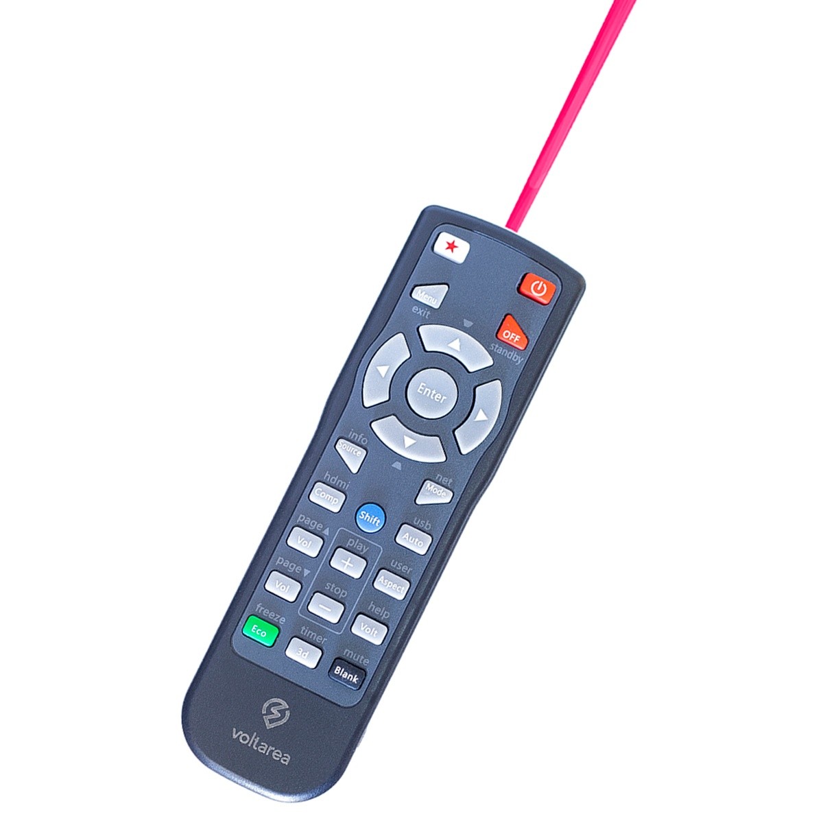 Remote Control For Dell 1800MP 2100MP 2300MP 2400MP projector with Laser Pointer