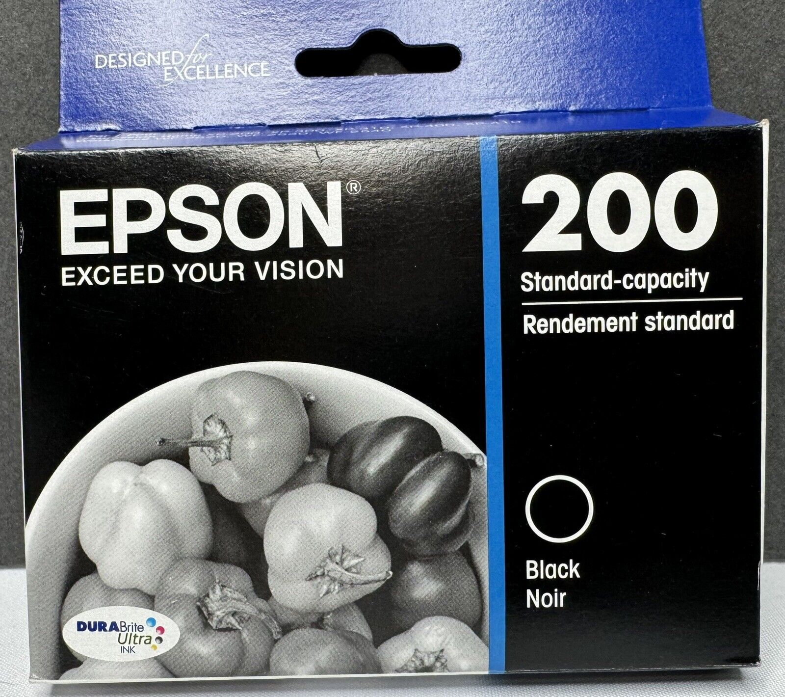 Epson 200 DURABrite Ultra Standard-Capacity Black Ink Cartridge NIB Exp 2/26