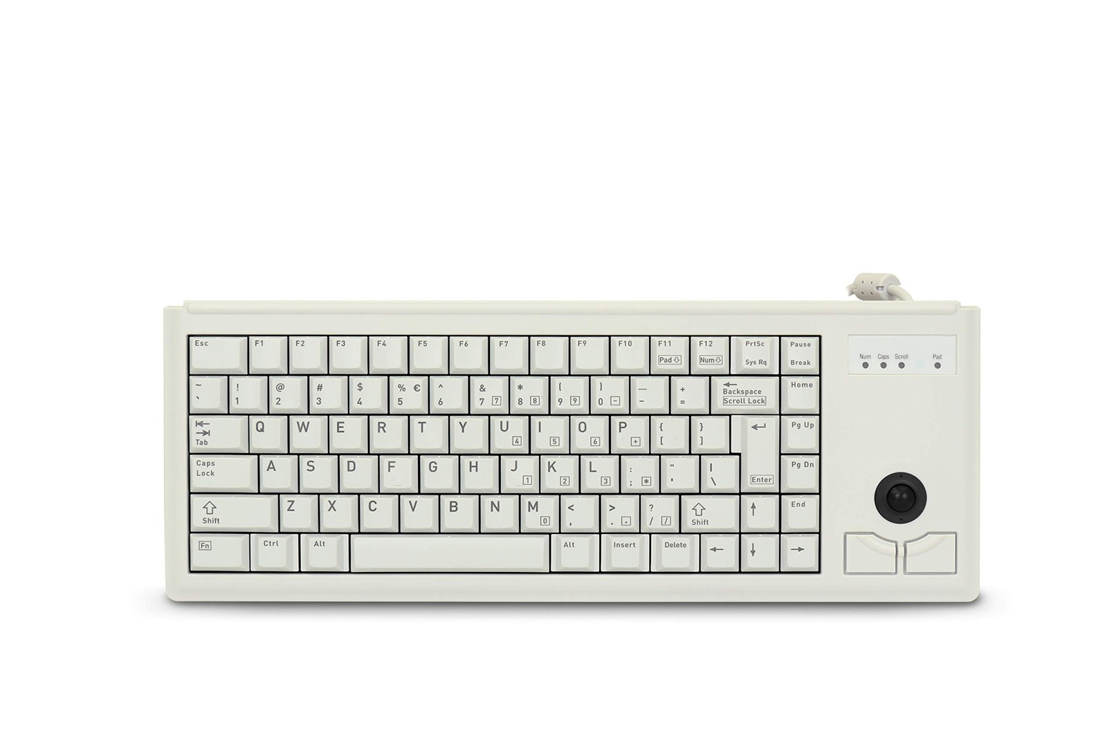 CHERRY Compact Keyboard G84-4400, international layout, QWERTY keyboard, wired k