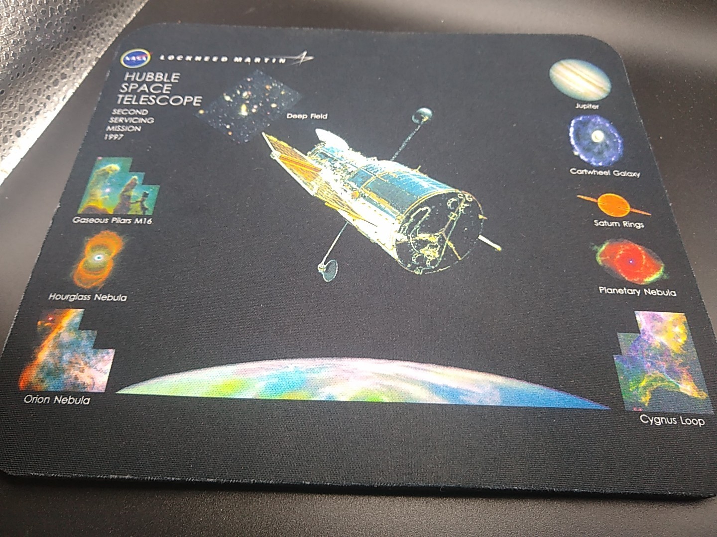 NASA Mouse Pad Lockheed Martin Hubble Space Telescope 
