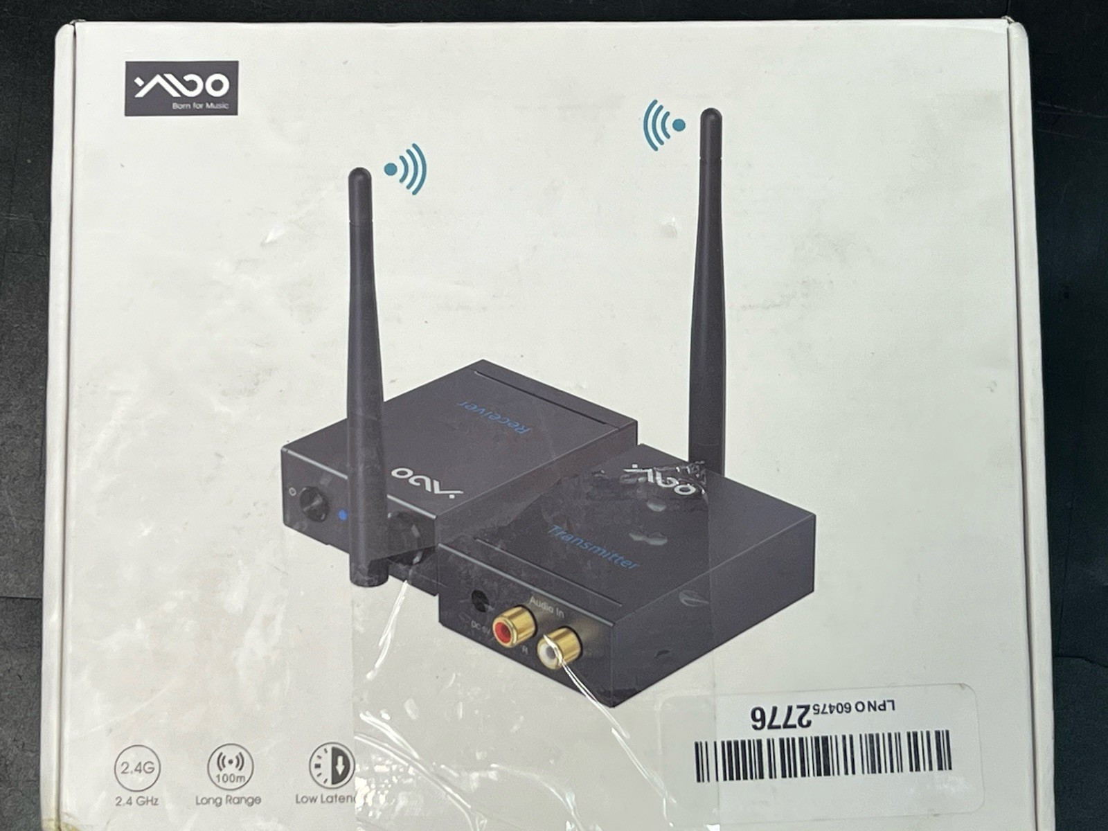 YMOO RT5066 2.4GHz Wireless Audio Transmitter Receiver RCA 3.5mm HiFi