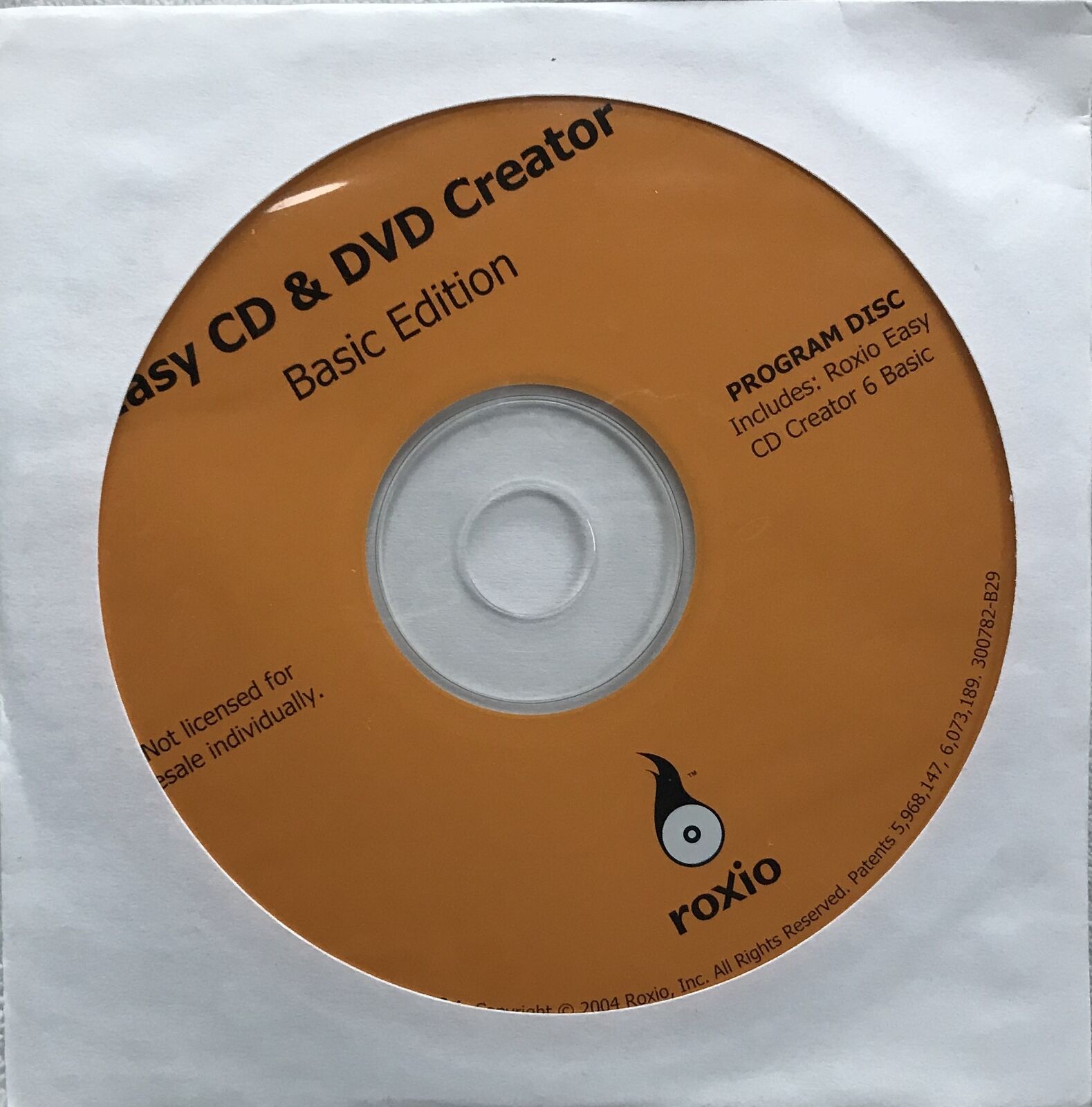 Roxio Easy CD & DVD Creator Basic Edition