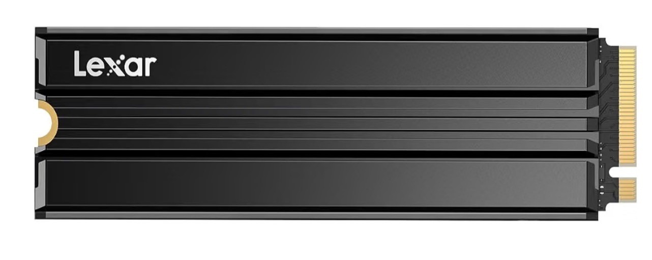Lexar 1TB NM790 NVMe SSD w/Heatsink, 7400/6500 MB/s, M.2 2280, PCIe Gen 4x4 LNM7
