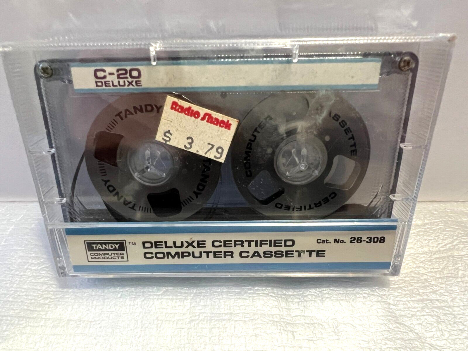 Tandy Radio Shack C-20 Deluxe Reel to Reel Computer Data Cassette Tape SEALED