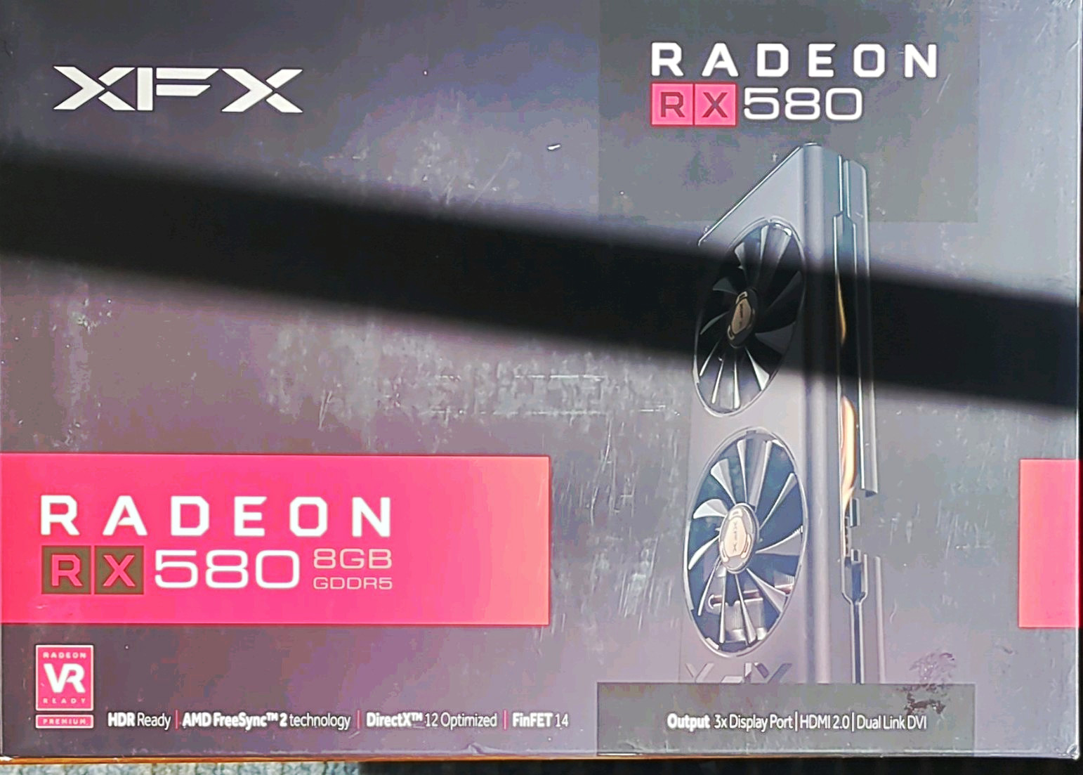 XFX Radeon RX 580 8GB GDDR5 VR Ready FreeSync 2 HDR DX12 HDMI DP DVI