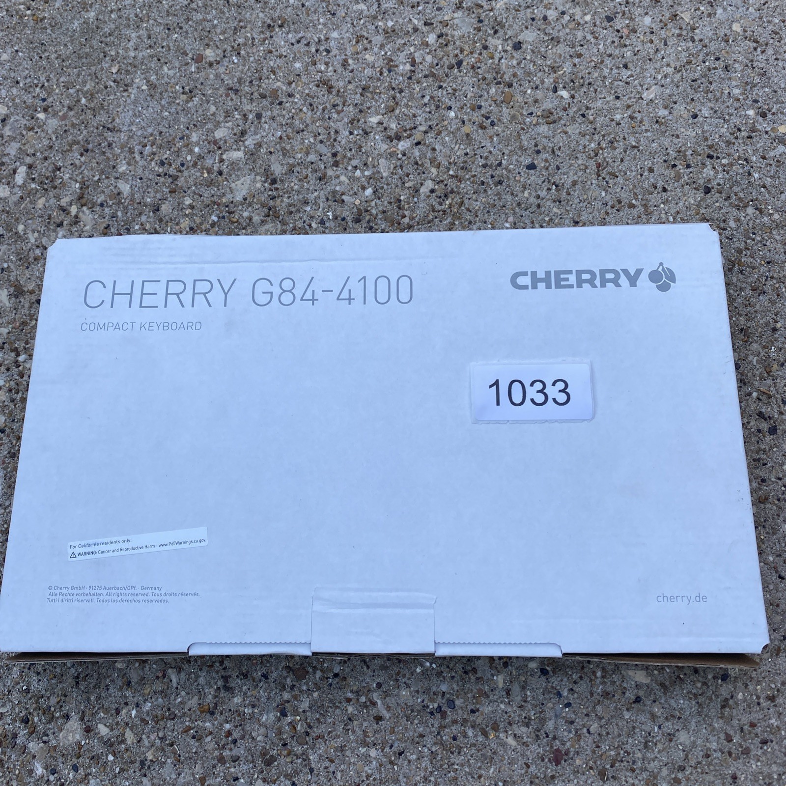 CHERRY G84-4100 Ultraslim Black Wired Mechanical Keyboard G844100LCMUS2