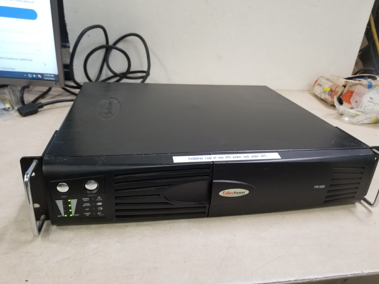 CyberPower PR1500 UPS Power Back Up PR1500  - No Battery