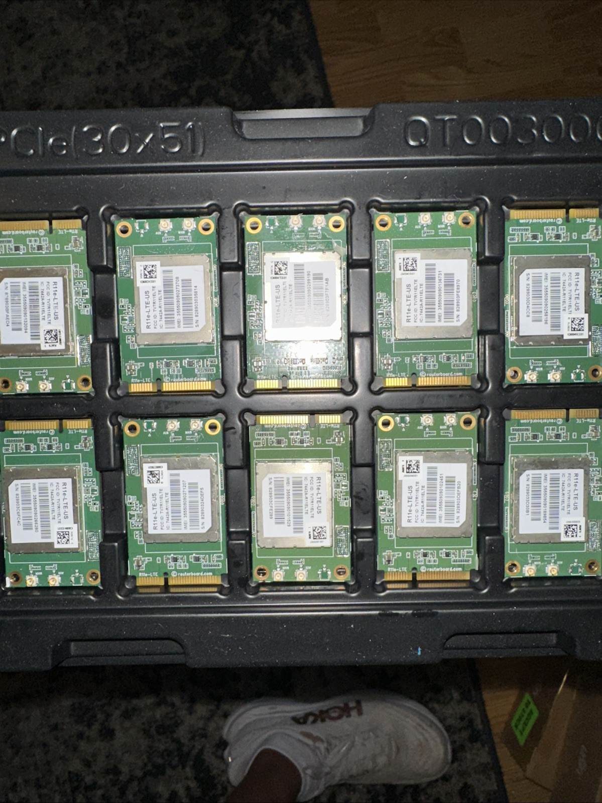 Lot Of 10 Mikrotik R11eLTEUS Modem Mini PCIe G2U