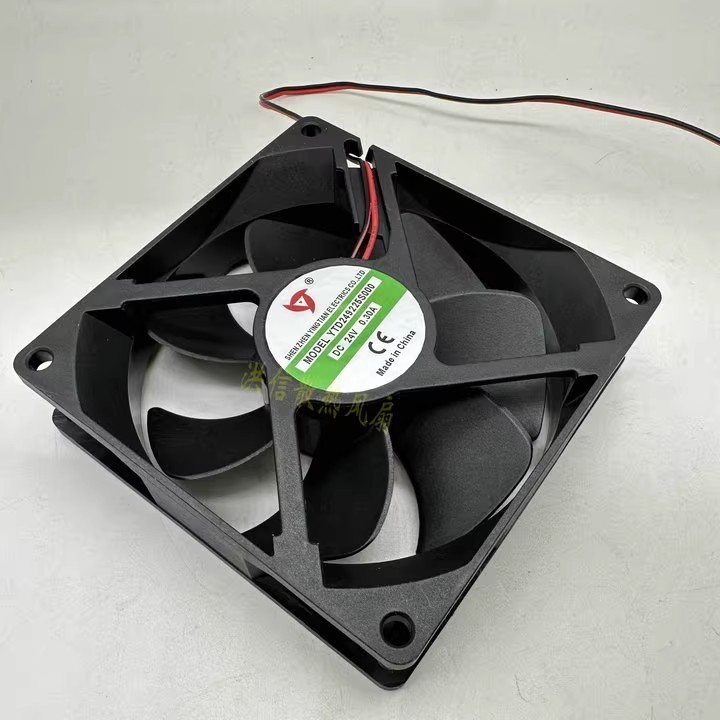 1PCS YTD249225S000 DC24V 0.30A 92*25MM 2-wire inverter cooling fan
