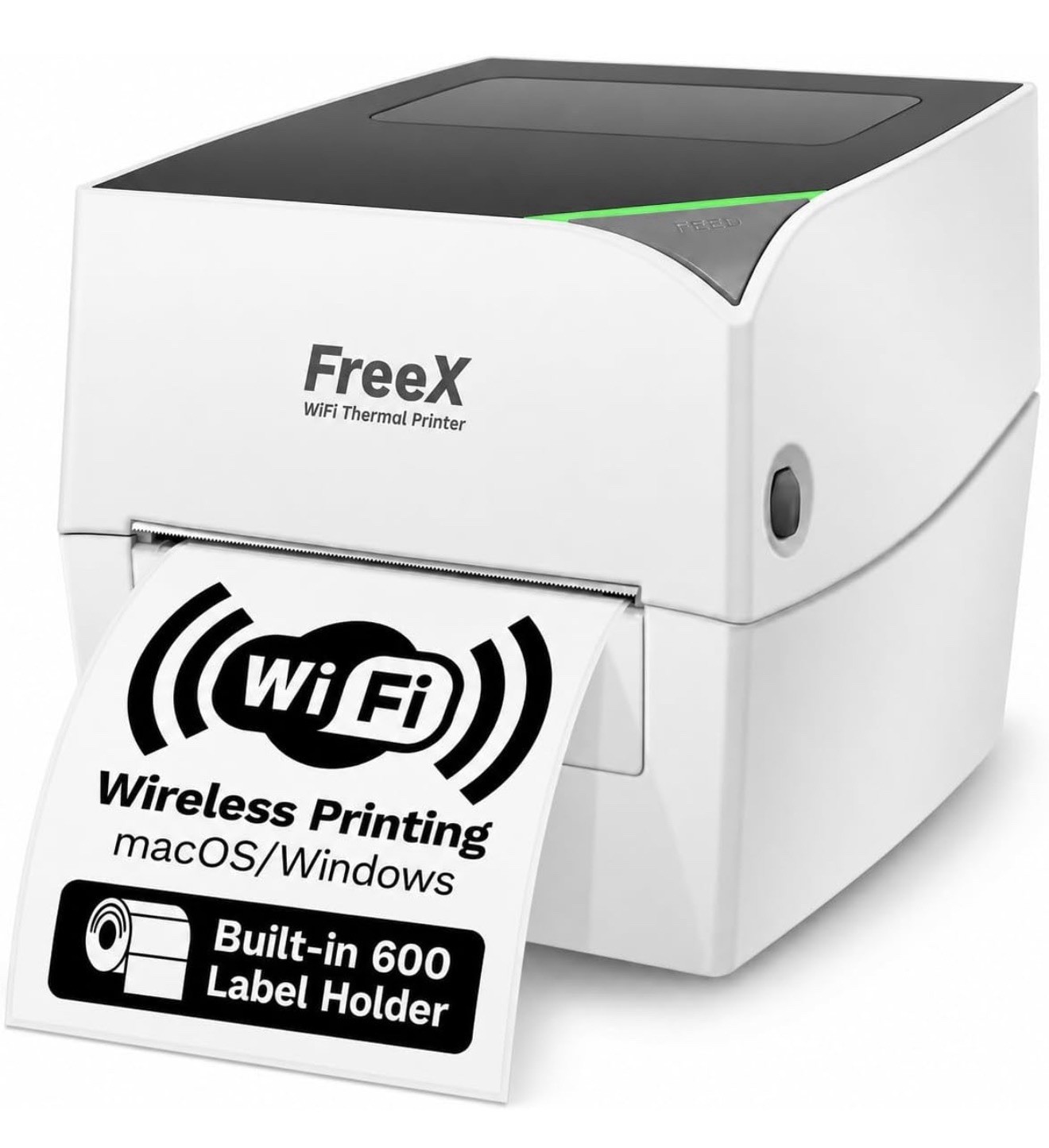 Thermal Printer For 4x6 Shipping Label Wireless FreeX WiFi SuperRoll