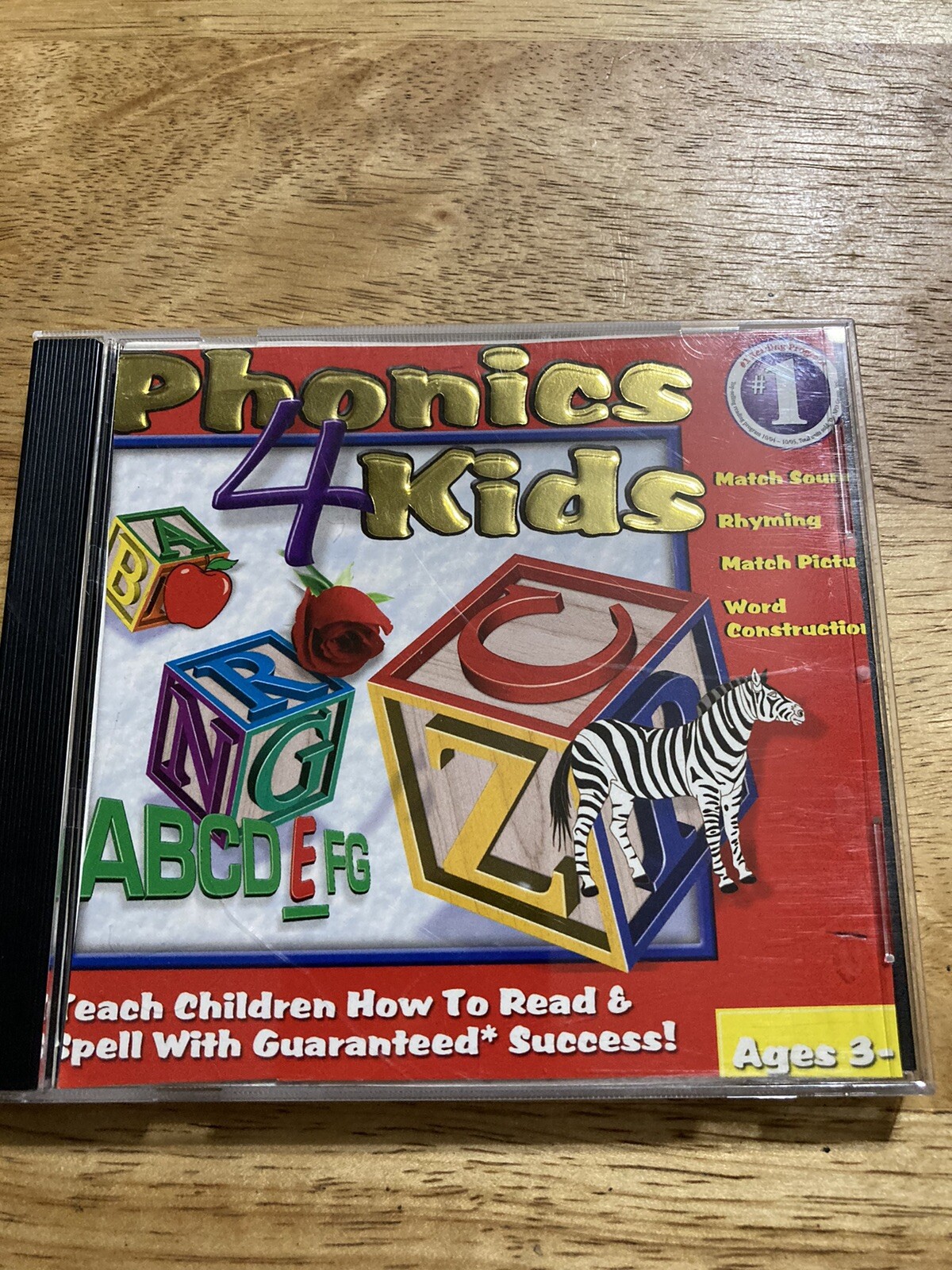Cosmi Phonics 4 Kids 3+ ~ Match sounds Rhyming Word Construction ~ Homeschool