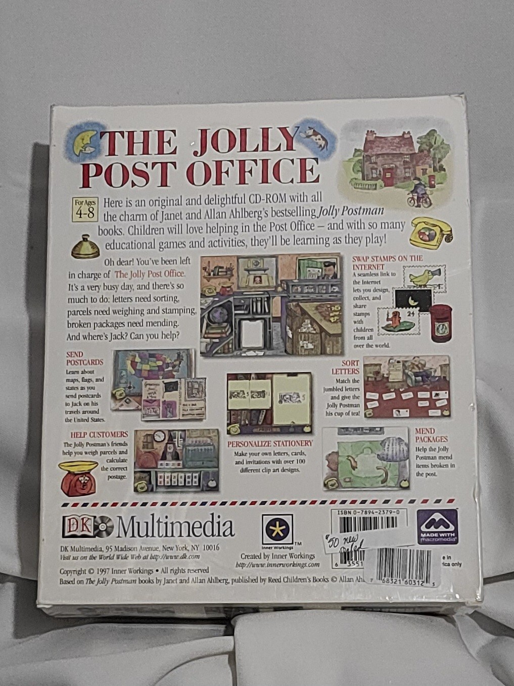 The Jolly Post Office CD-ROM Game BRAND NEW SEALED Janet Allan Ahlberg Books