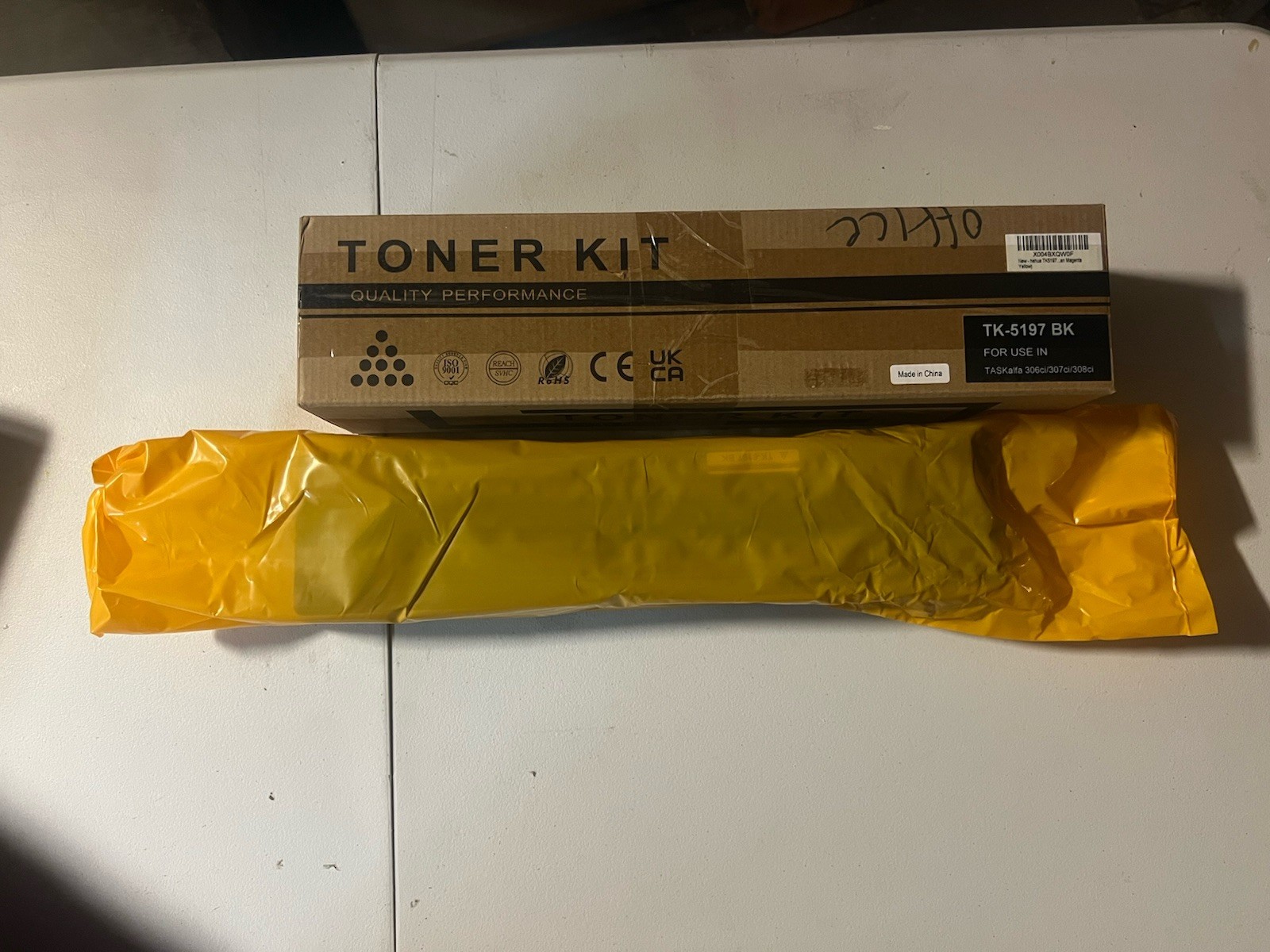 1PK TK-5197 BK Replacement Toner Cartridge Black TASkalfa 306ci, 307ci, 308ci