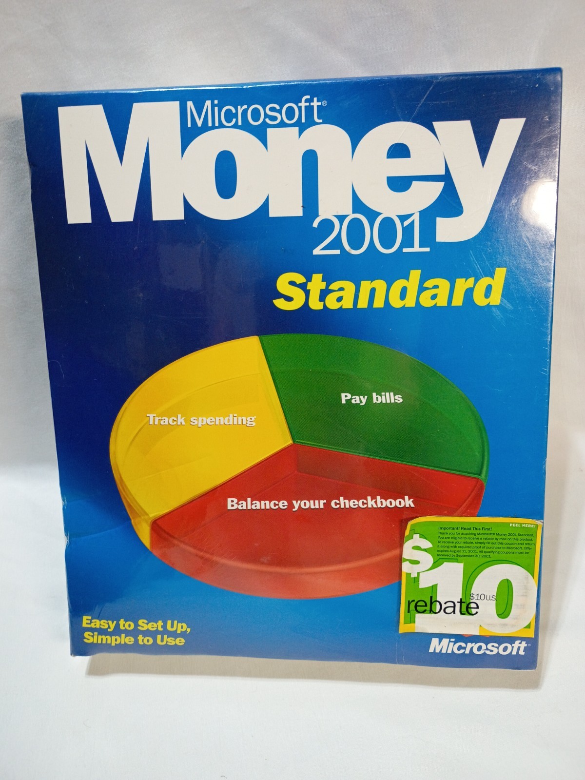 Vintage Microsoft Money 2001 Standard - New Sealed NOS