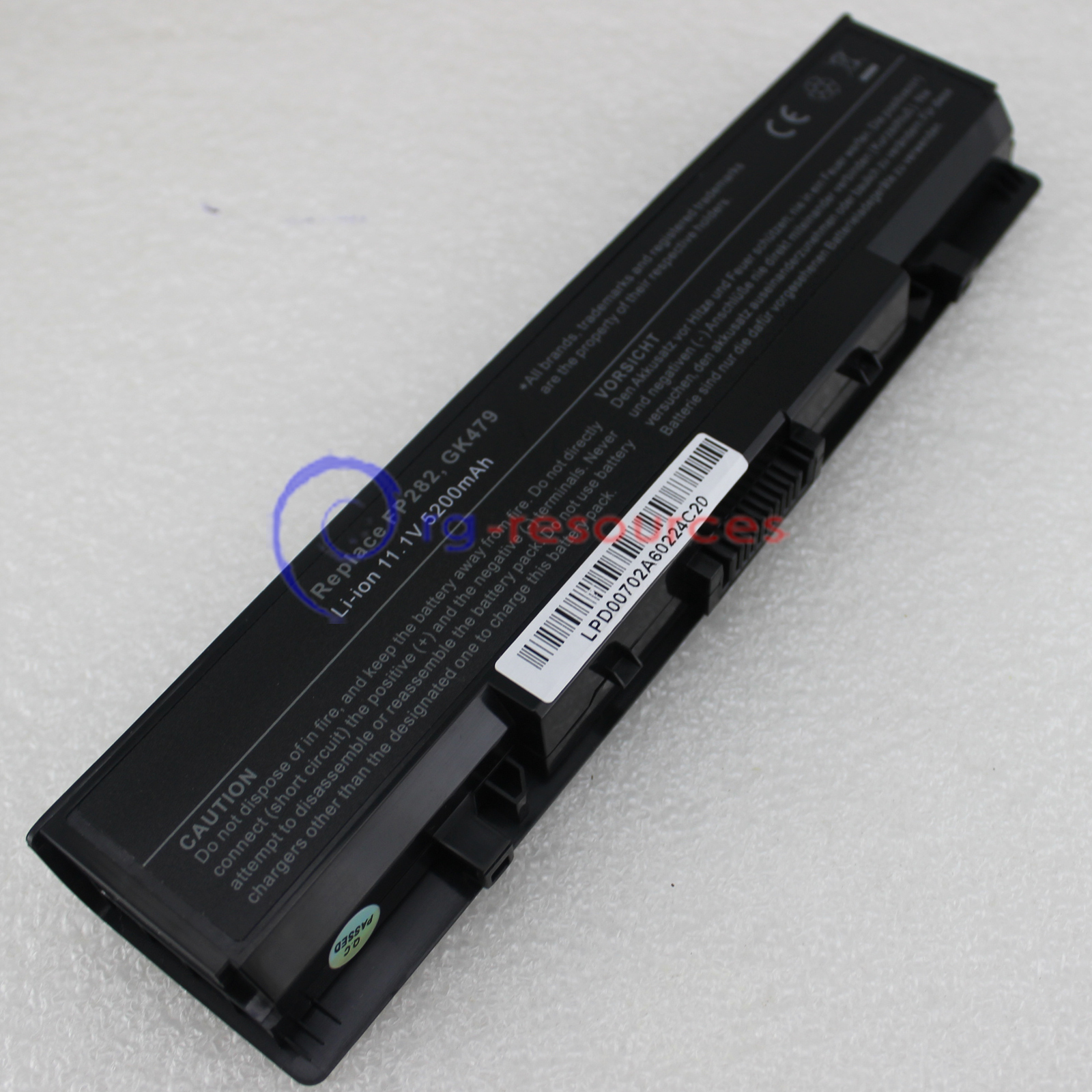 Laptop 5200mAh Battery For DELL Inspiron 1520 1521 1720 1721 530s FP282 GK479