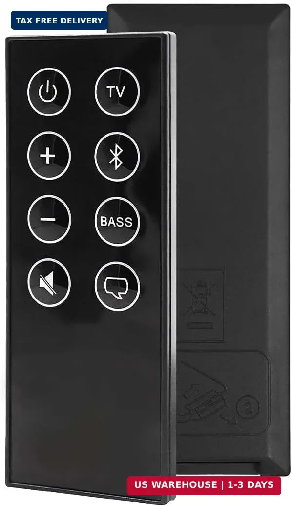 New Replacement Remote Control for Bose TV Speaker and Solo Soundbar Series II -