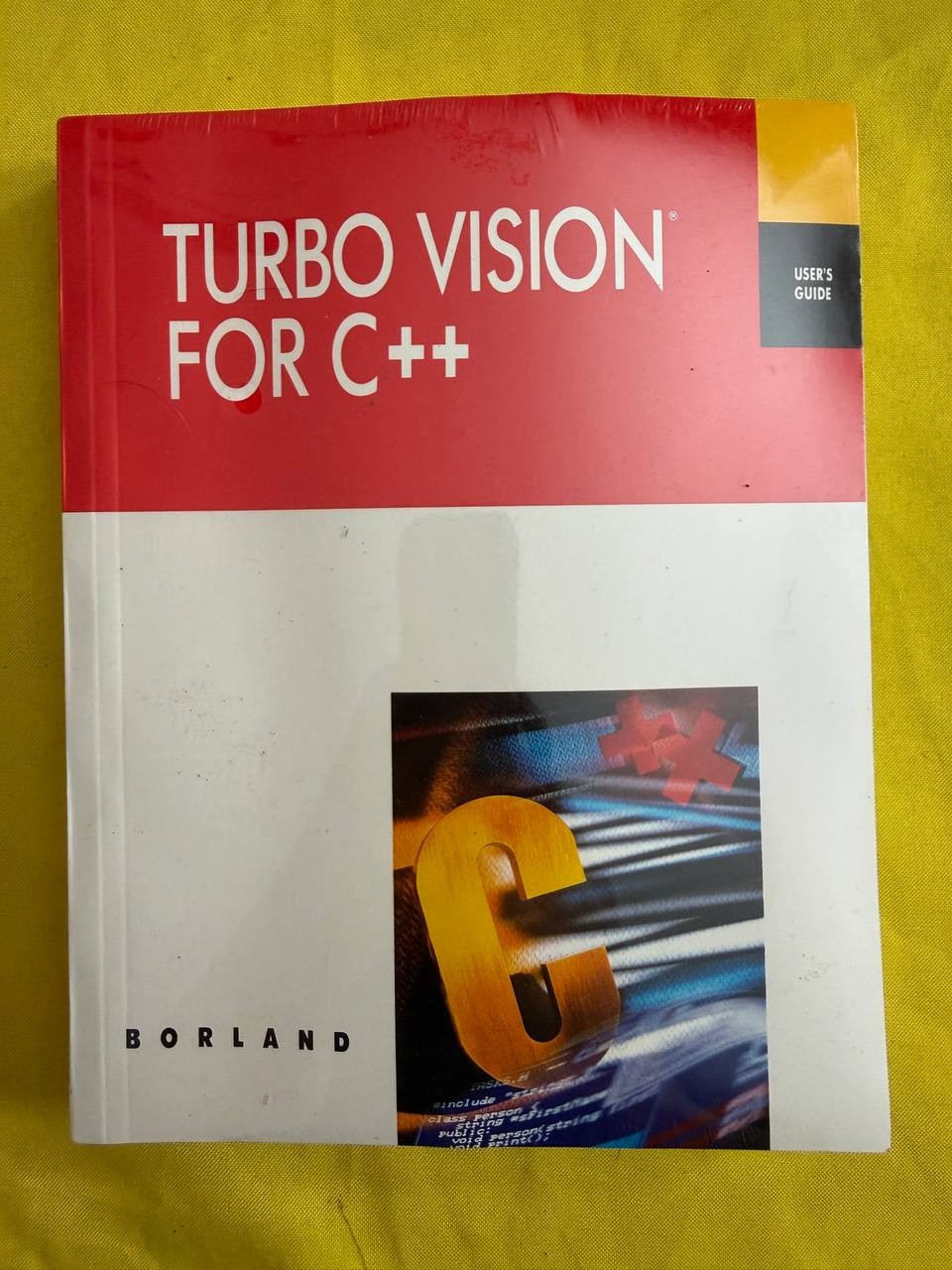 Borland Turbo Vision for C++ User's Guide Manual RE