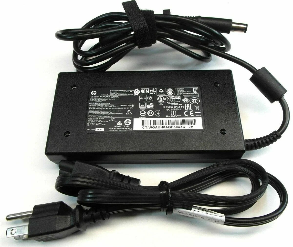 HP 120W AC Adapter 19.5V 6.15A HSTNN-DA25 644699-003 906329-003 Charger