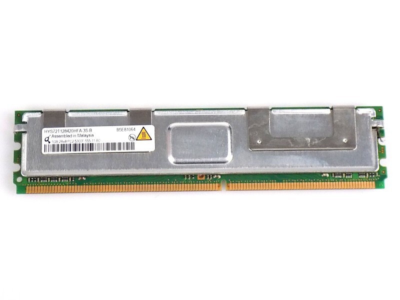 1GB Qimonda HYS72T128420HFA-3S-B DDR2-667Mhz PC2-5300F ECC Fully Buffered FBDIMM