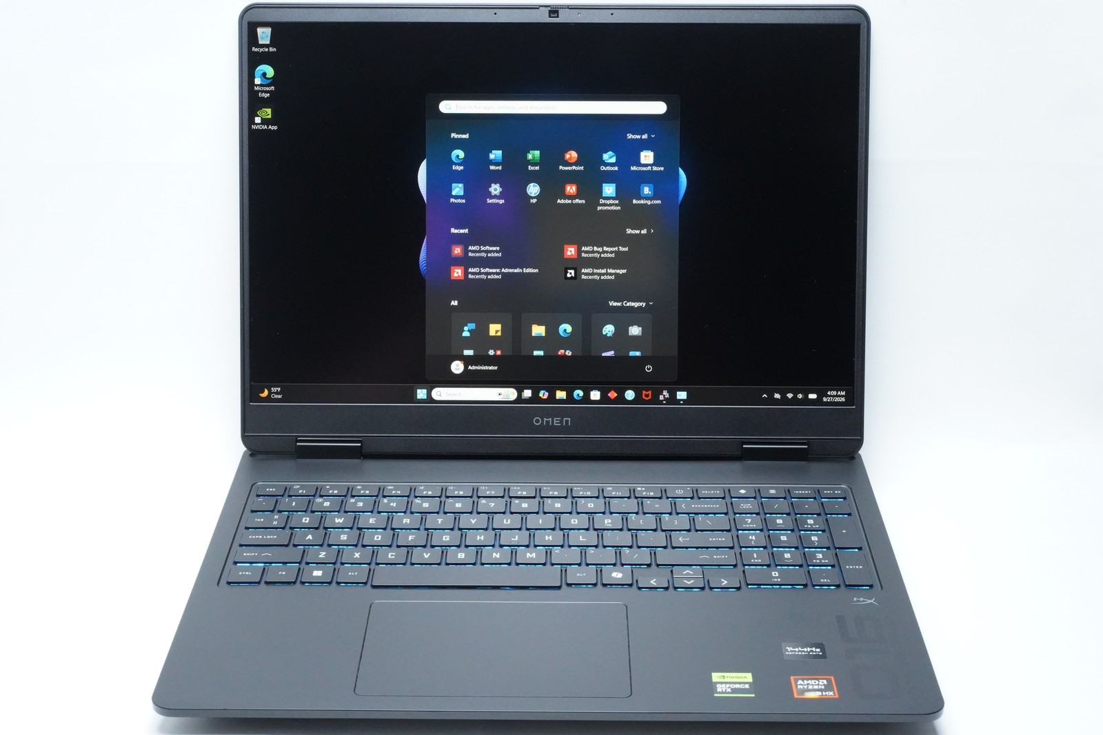 HP OMEN 16-ap0053dx 16" Gaming Laptop Ryzen 9 8940HX 32GB 1TB RTX 5060 144Hz
