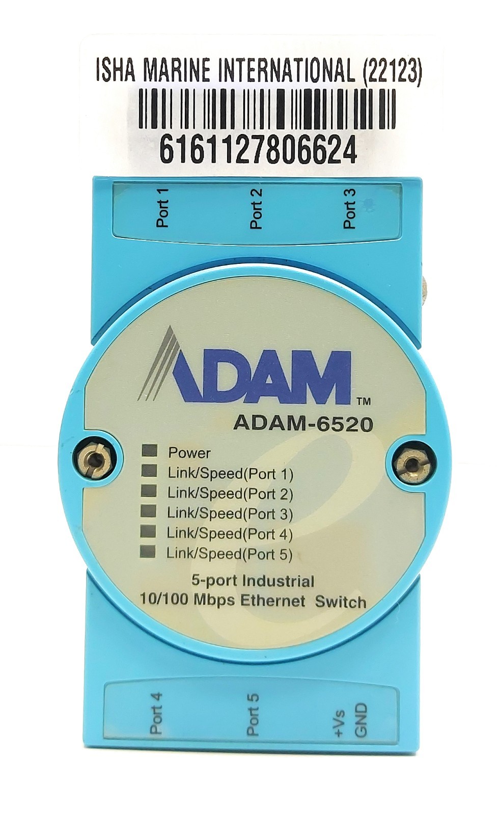 Advantech Co. Ltd. ADAM 6520 5-Port Industrial 10/100 Mbps Ethernet Switch