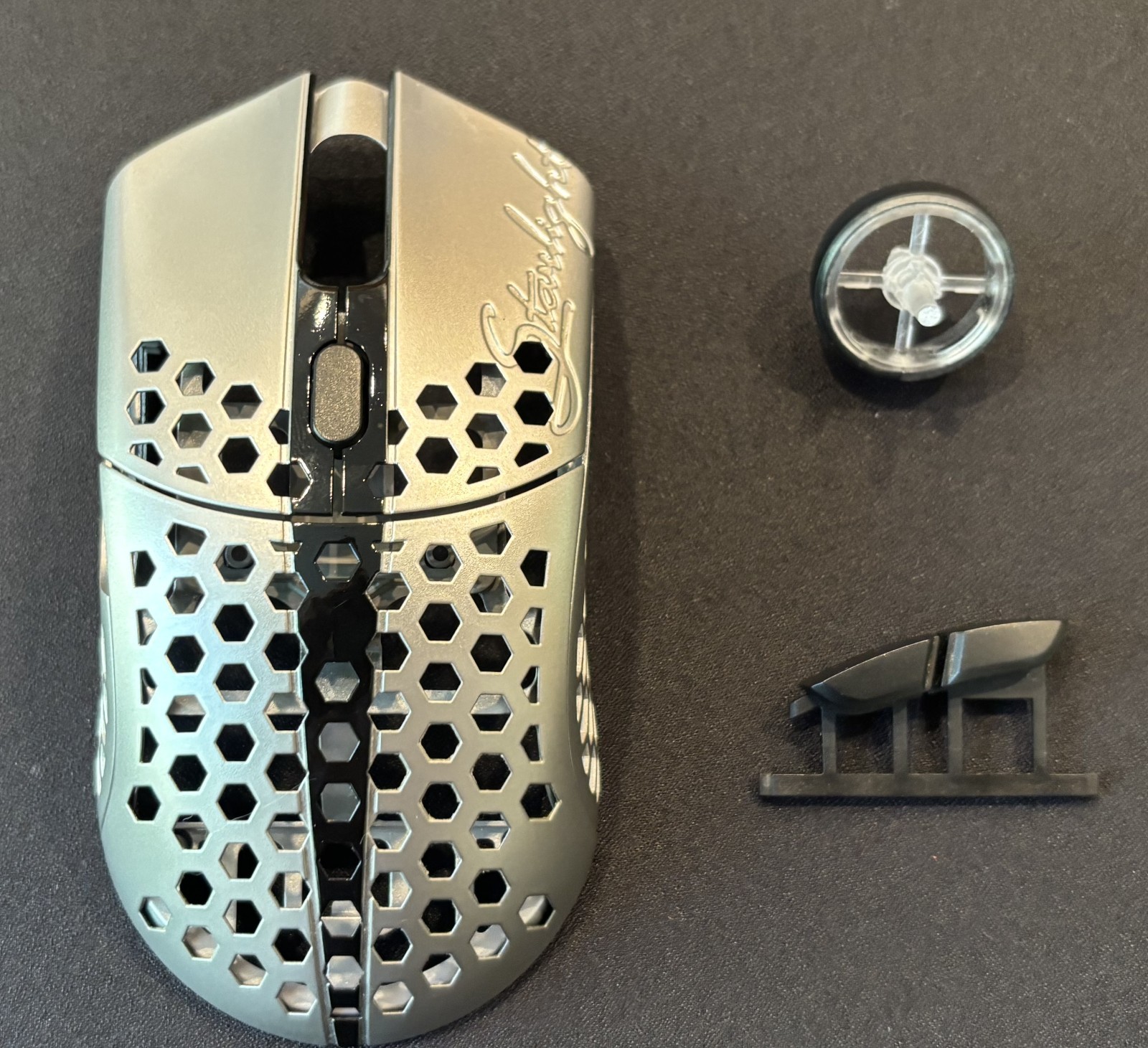 FinalMouse Starlight Pro Tenz Medium PARTS - SHELL, BUTTONS, and SCROLL WHEEL