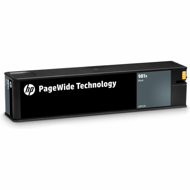 HP L0R12A (981X) Black PageWide High Yield Ink Cartridge Genuine OEM Original