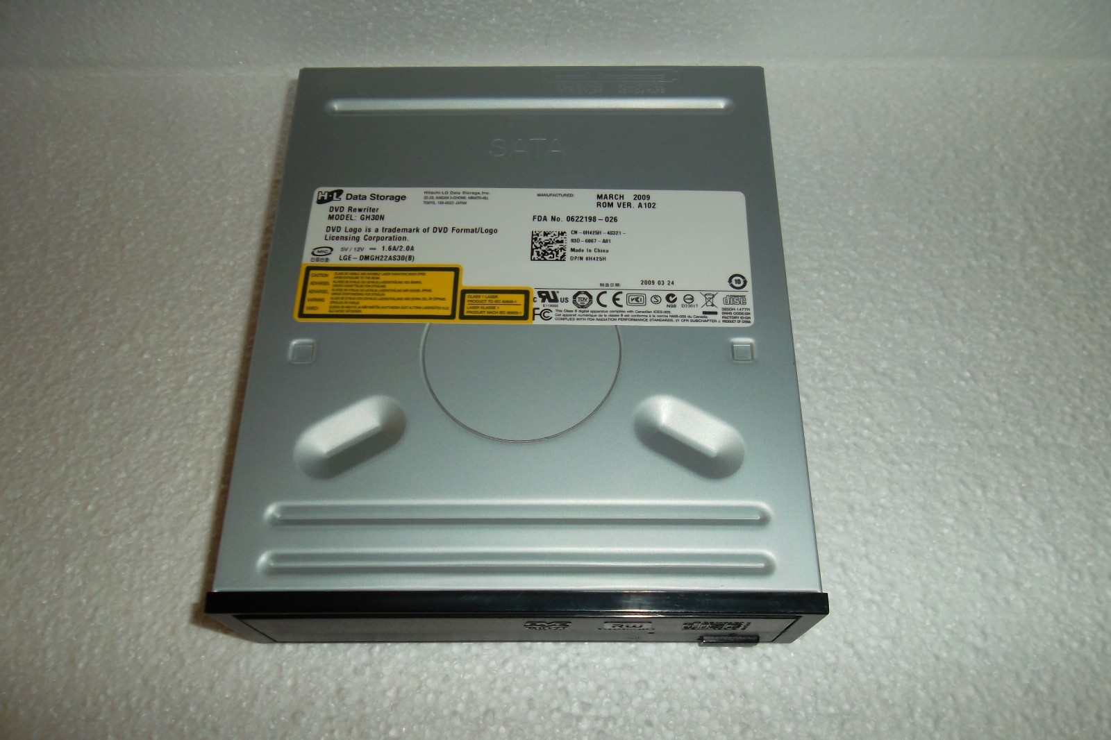 DELL XPS 625 Hitachi/LG 16x Optical SATA DVD±RW DL Drive 8.5GB Black GH30N H425H