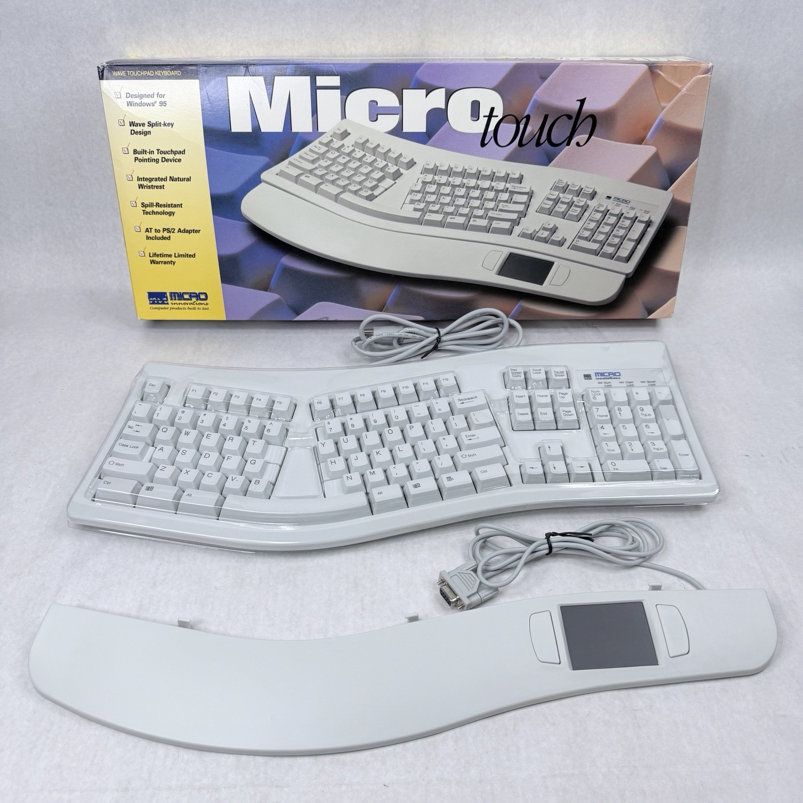 RARE Micro Innovations Wave What Do You Find Keyboard Micro Touch KB98T Built-In