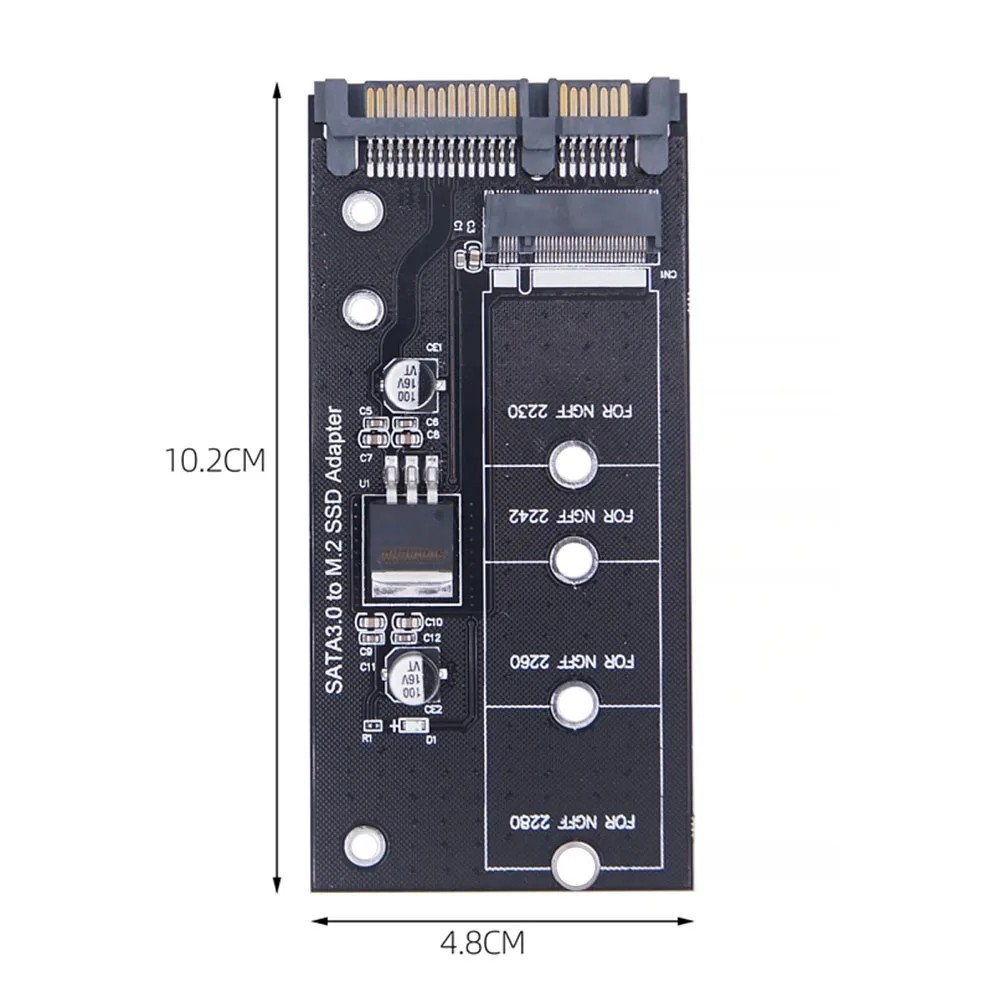 M.2 NGFF SSD to SATA 3.0 Adapter Converter – Supports B-Key & B+M Key 2230-2280