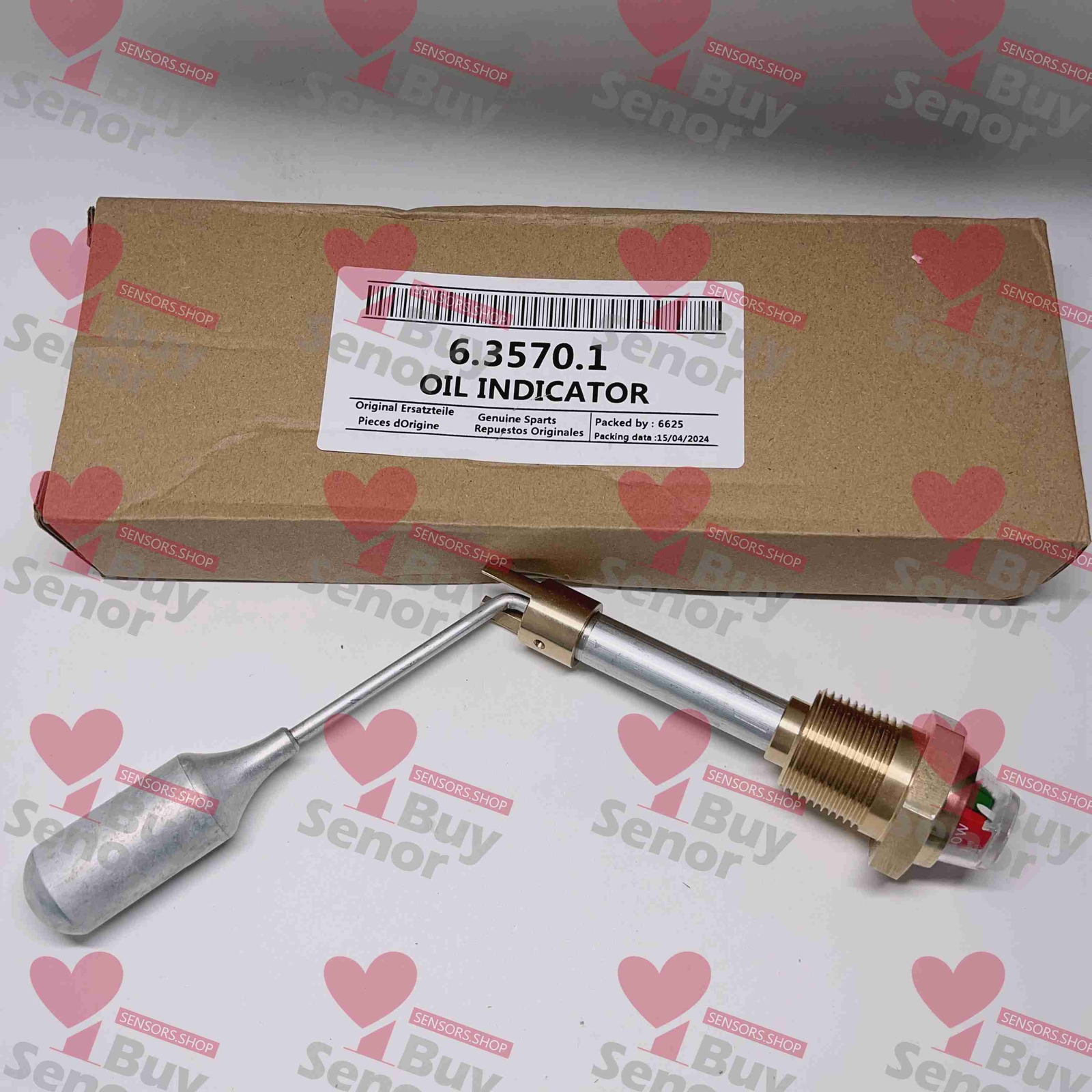 1PCS  6.3570.1 Fit Kaeser Air Compressor Oil level Gauge