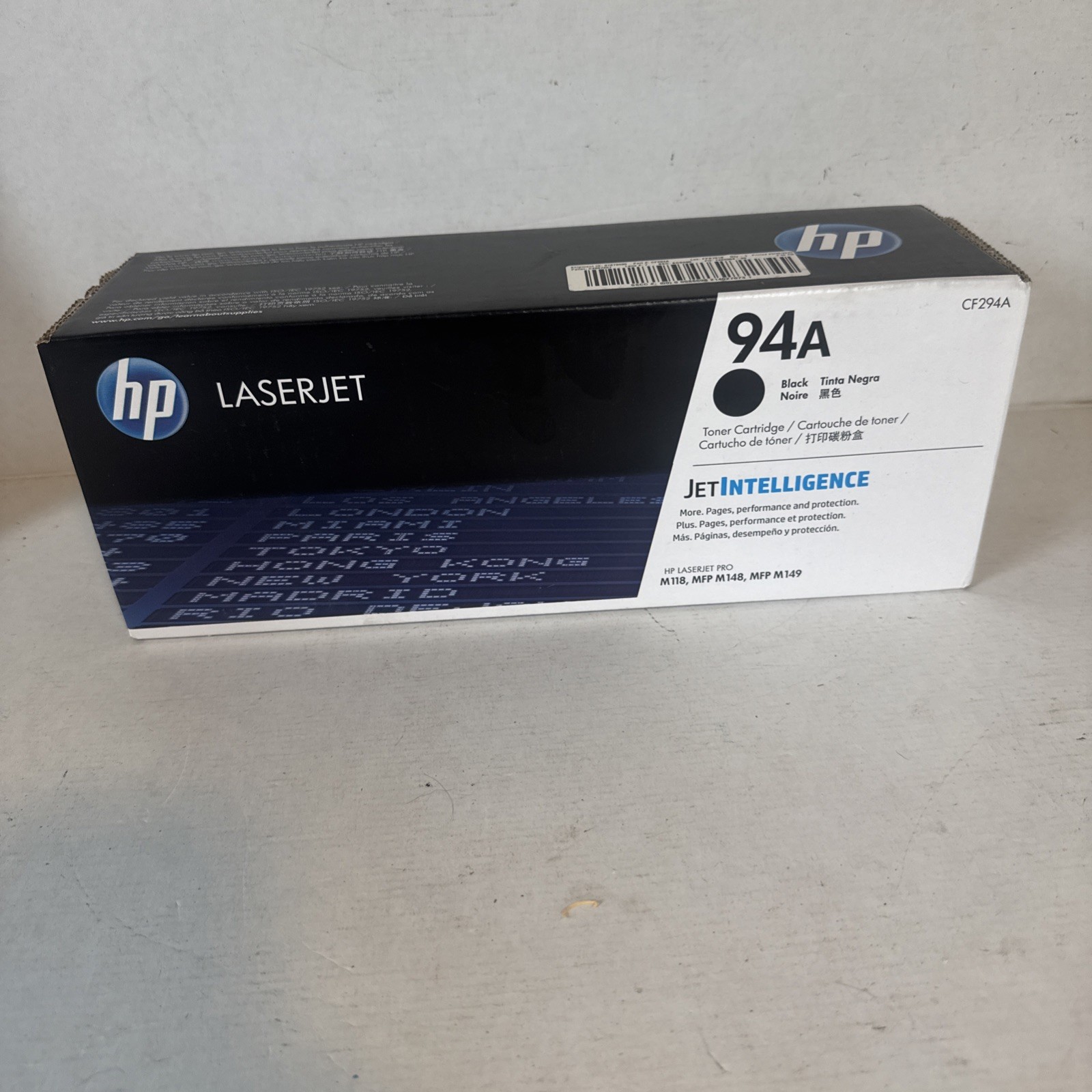 Genuine HP 94A OEM Black LaserJet High Yield Toner Cartridge CF294A- New Sealed