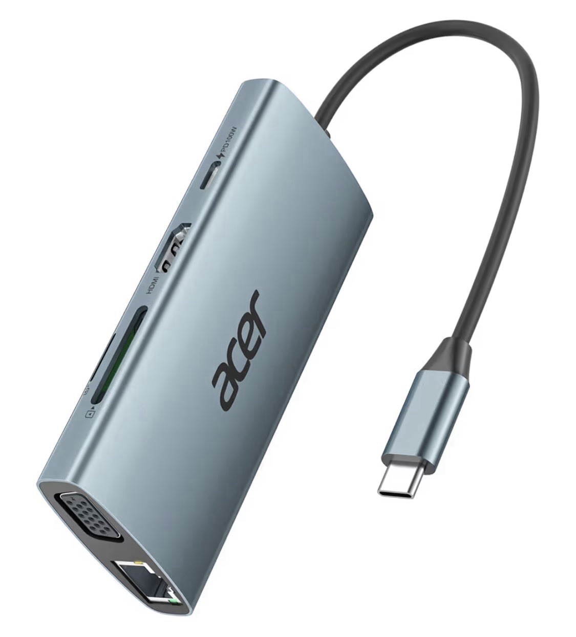 NIB - Acer USB C Docking Station Dual HDMI 4K@60Hz, 9-in-1 Laptop Dock 100W PD